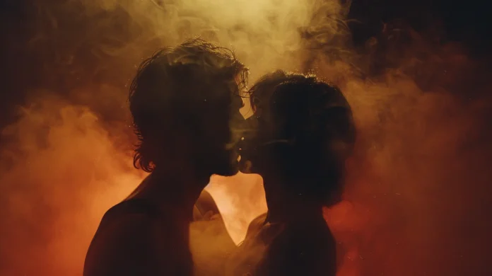 Matteo e Silvia, nell'immaginario di Roberto, marito cuckold di Silvia.