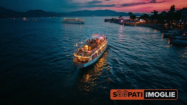 La magnifica barca che ci porterà fuori per una serata un pò particolare